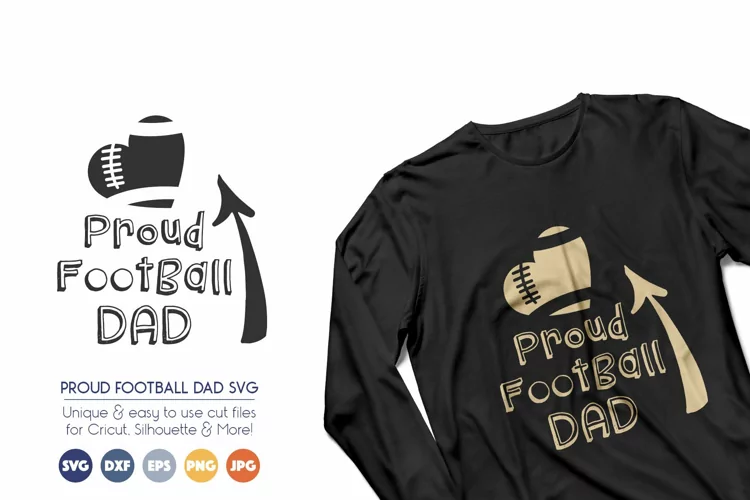 Proud Football Dad SVG Files