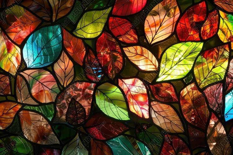 Stained Glass Texture Image 2