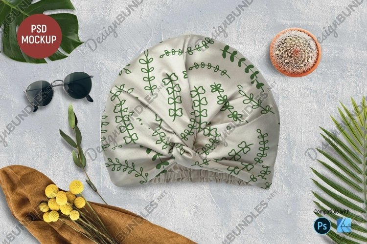 Silk Turban | Mockup example image 1