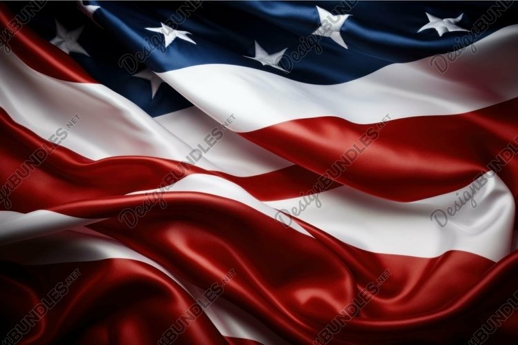 American Flag Clipart Image 2