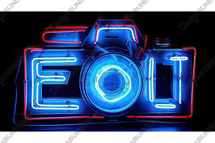 futuristic neon light signs example image 1
