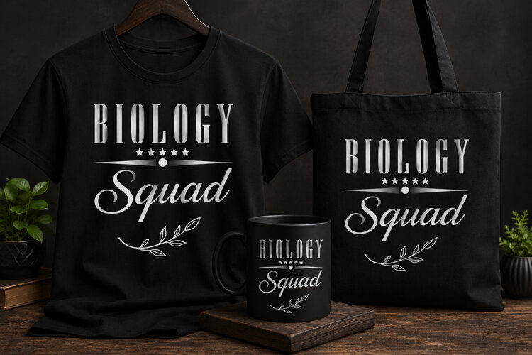 Biology Squad PNG | Science Teacher & Student Shirt Design example image 1