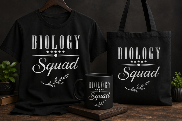 Biology Squad PNG | Science Teacher & Student Shirt Design