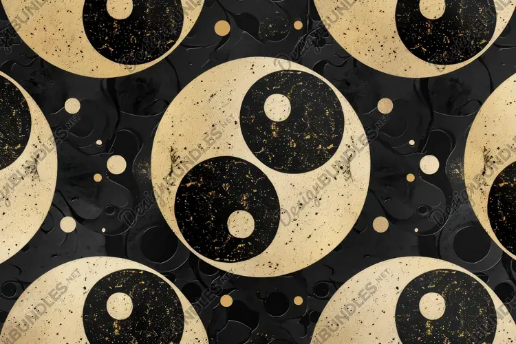 Ying Yang Background Wallpaper