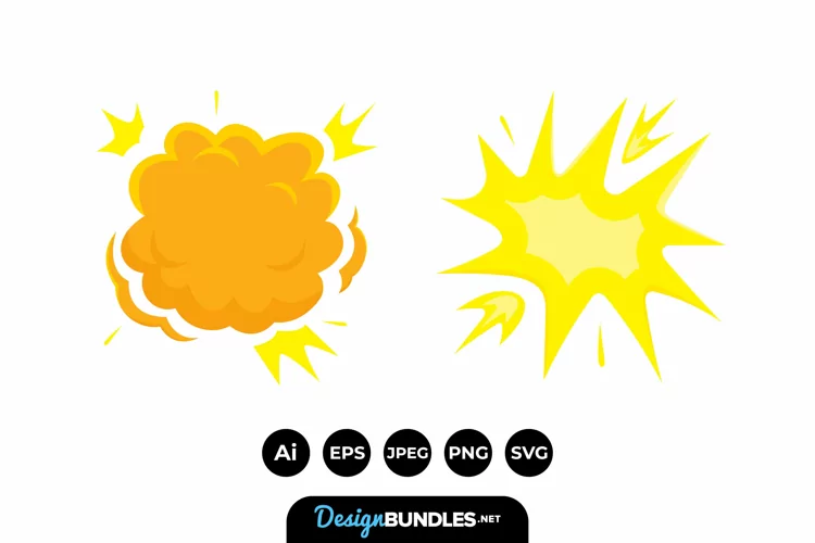 Explosion Effect Illustrations