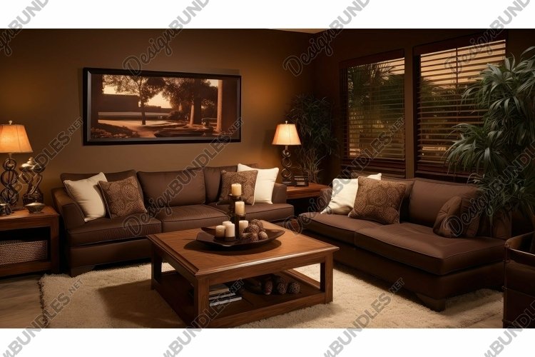 living brown interior