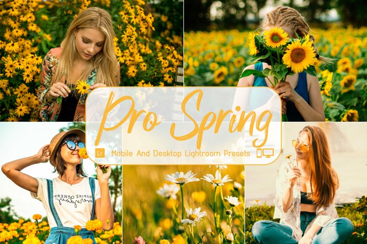 Pro Spring Mobile And Desktop Lightroom Presets example image 1