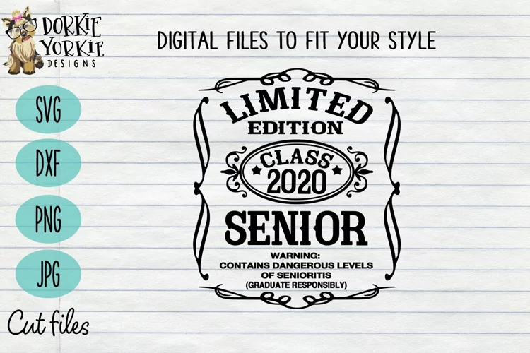 Limited Edition Class of 2020- Senior - Grad - SVG cut file