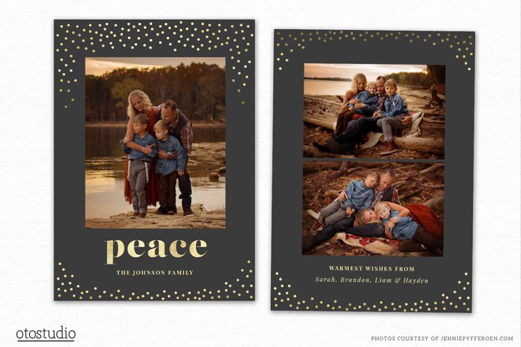 Christmas Card Template for Photographers CC196 example image 1