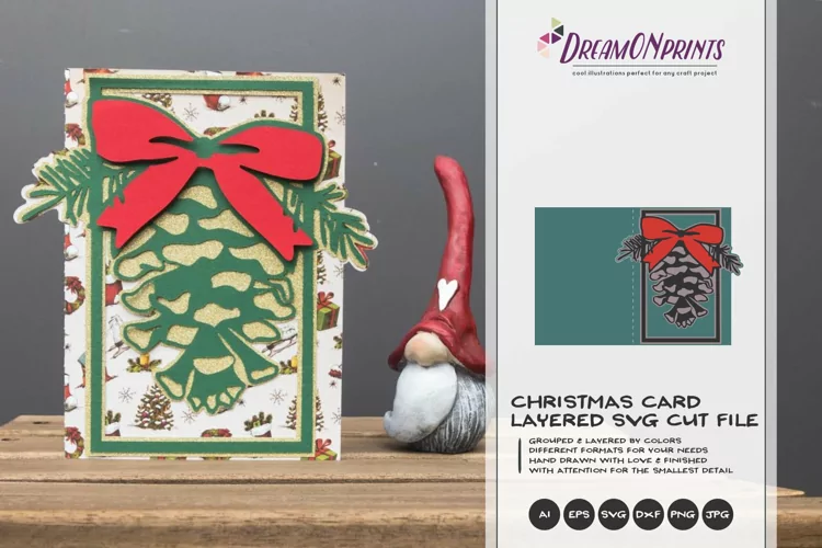 Christmas 3D Layered Design | Christmas Multi Layer Design