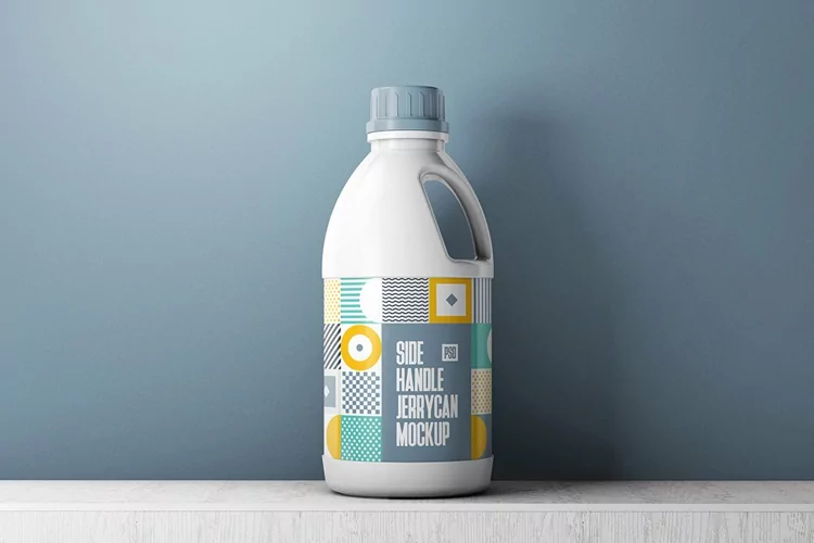 Side Handle Jerrycan Mockup