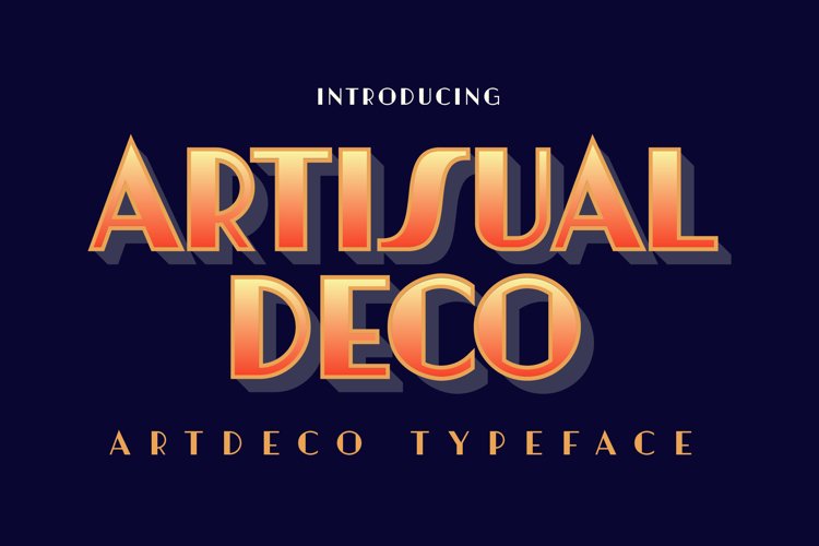 Artisual Deco - Art Deco Typeface example image 1