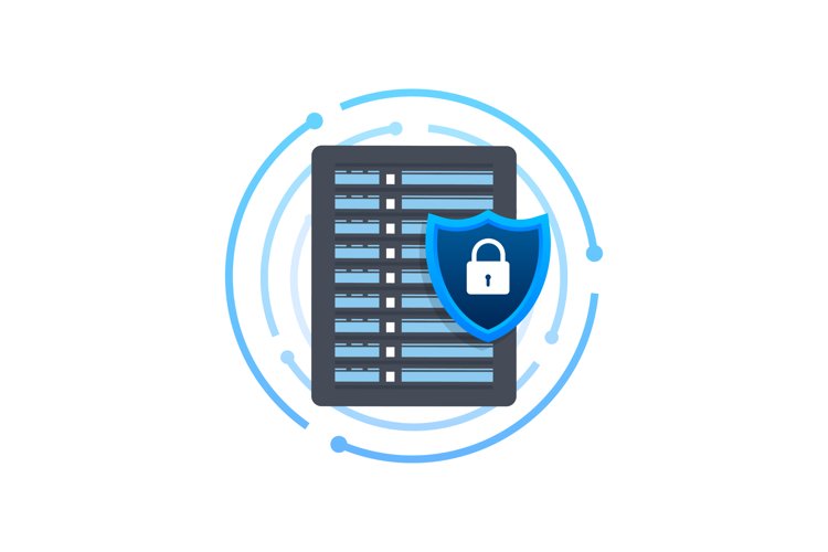Data protection data center. Internet technology. Informatio example image 1