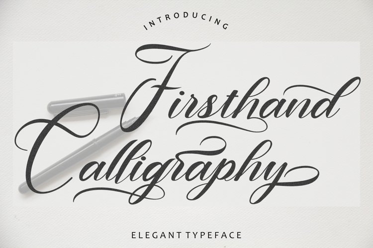 Firsthand Calligraphy example image 1