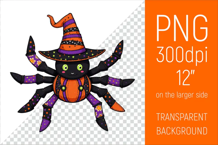 Halloween Spider Clipart | Halloween Party Design