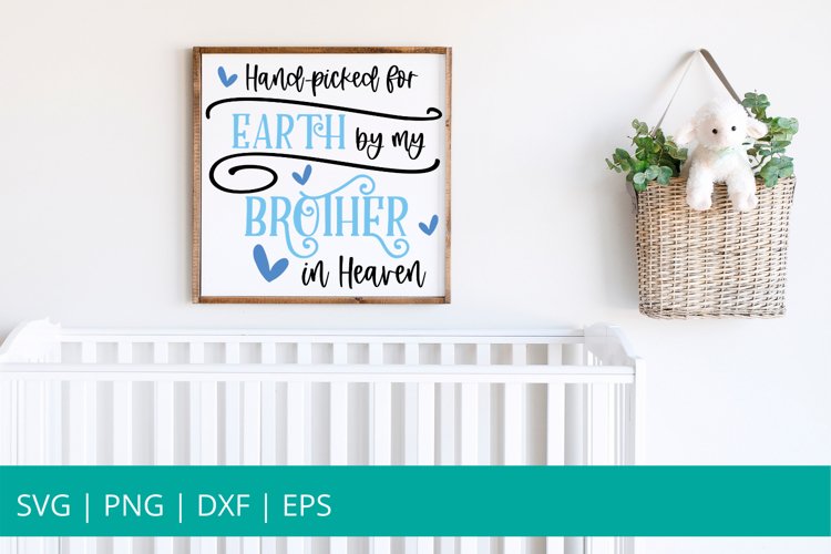 Hand Picked from Heaven SVG, Nursery SVG, Glowforge SVG, SVG