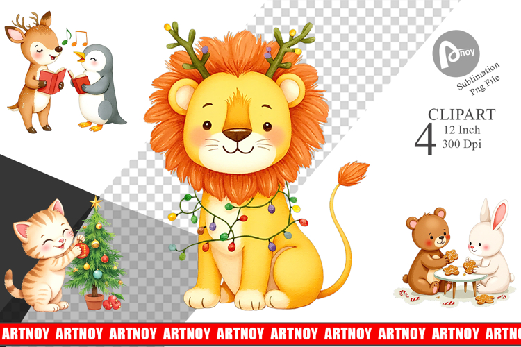 Christmas Watercolor Png Image 23