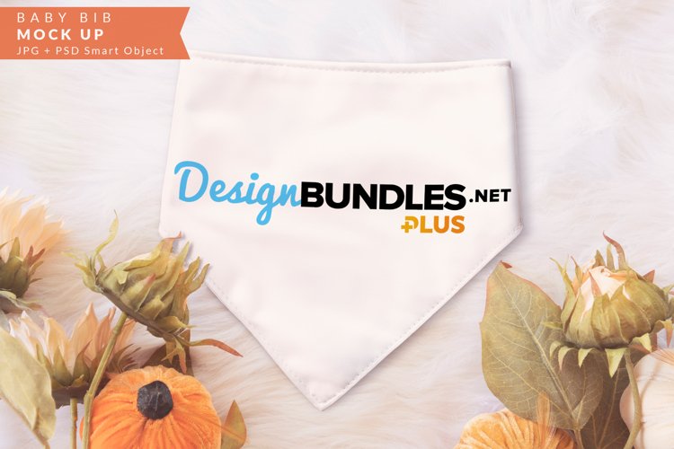 Fall Mock up | Baby Bib example image 1
