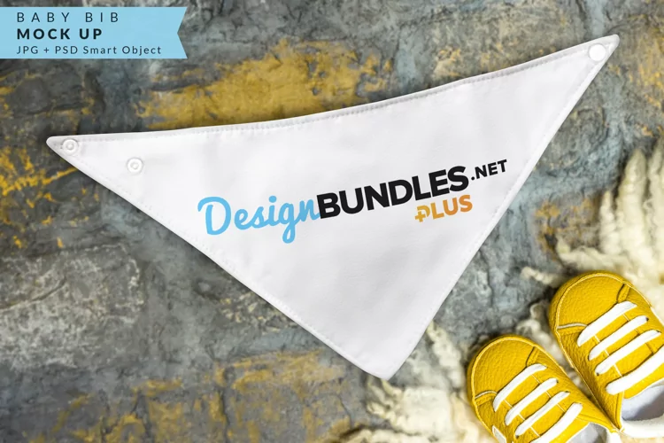 Baby Bib Mock up