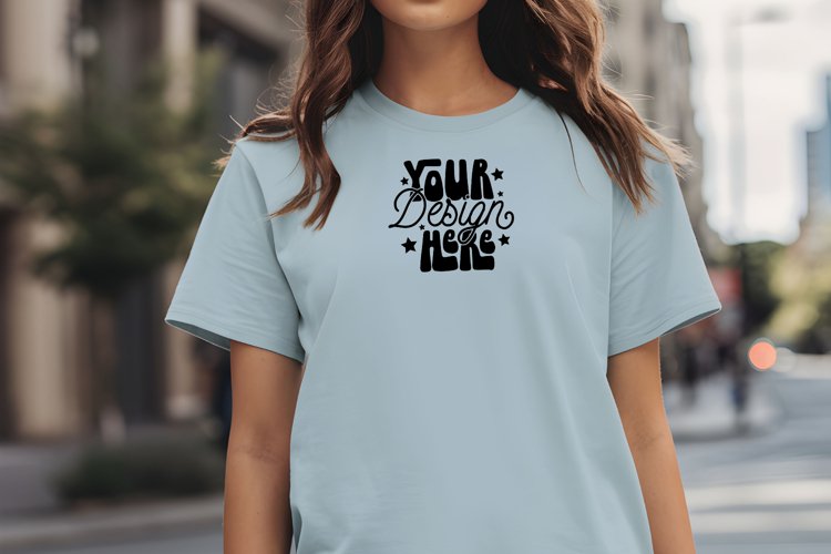 White Tshirt Mockup Image 9