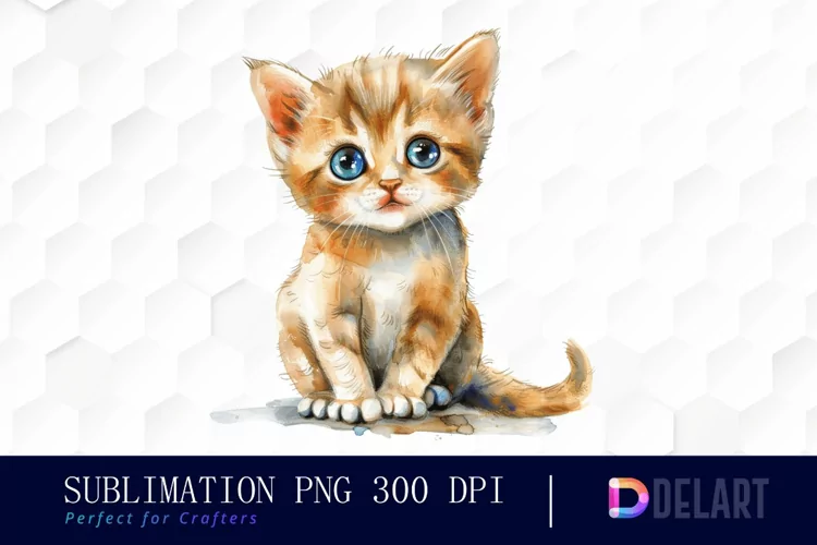 Baby Cat Graphic Clipart