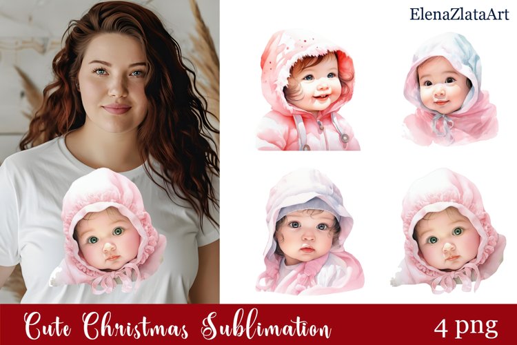 Animal clipart, Cute baby Watercolor clipart
