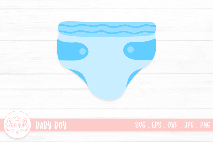 Baby Diaper Illustration