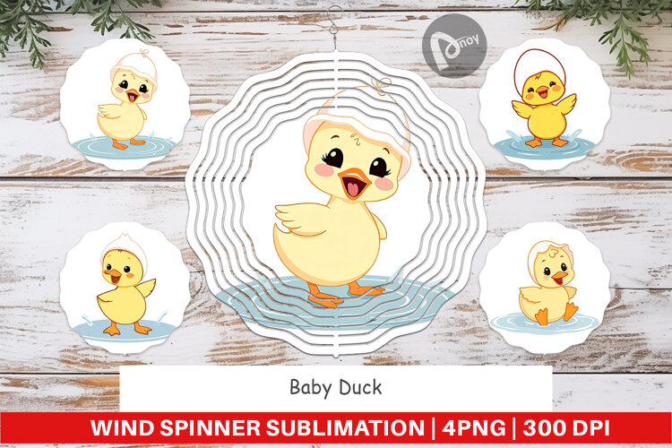 Wind Spinner Baby Duck example image 1