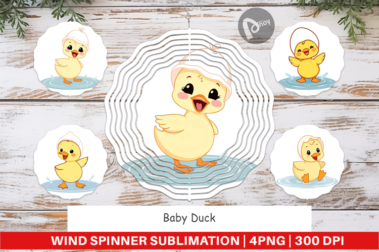 Wind Spinner Baby Duck