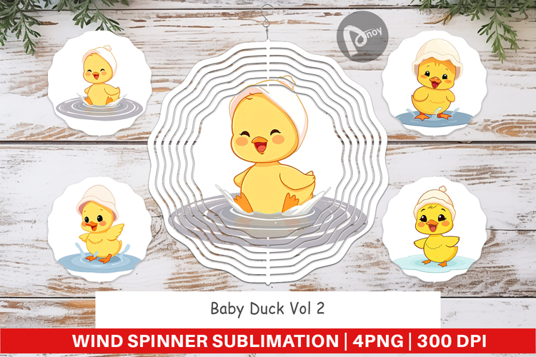 Wind Spinner Baby Duck