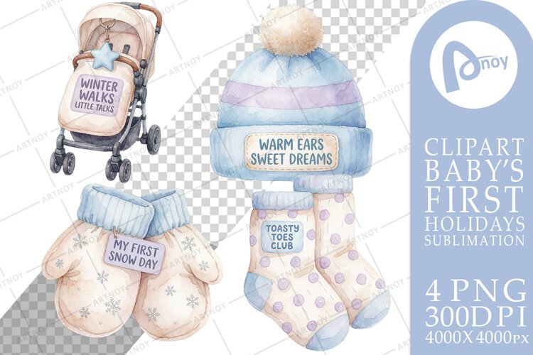 Baby's First Winter Warmth Sublimation example image 1