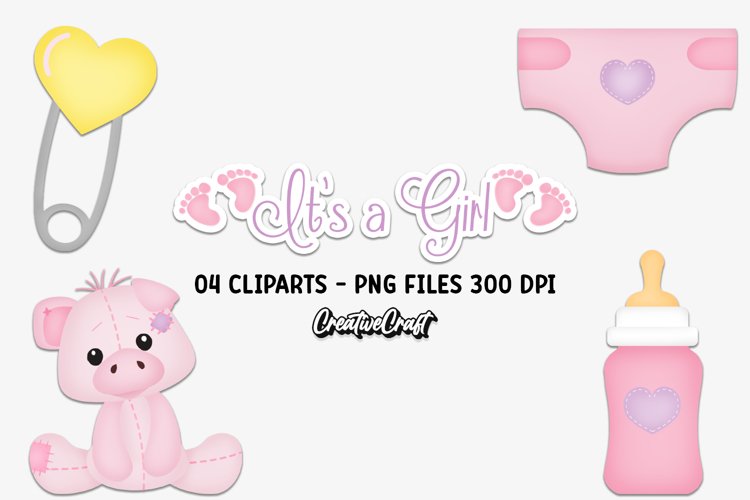 Baby Girl Clipart Image 10