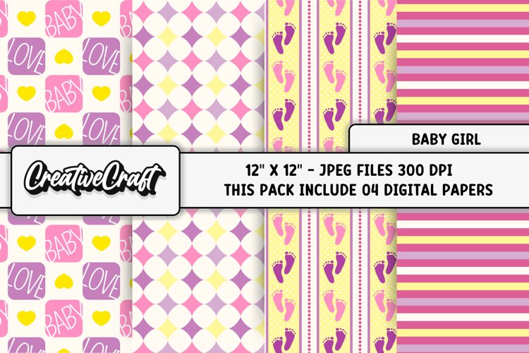 Baby Girl Clipart Image 9