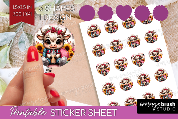 Cow Print Clipart Image 9