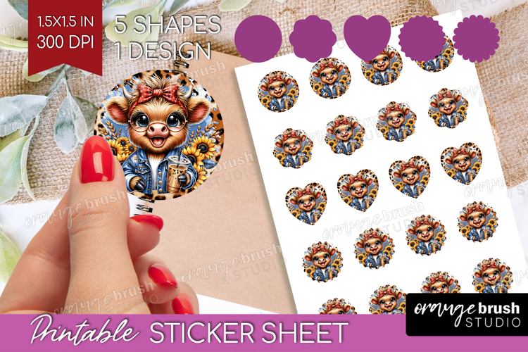 Cow Print Clipart Image 8