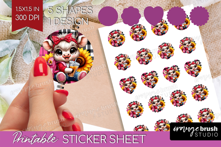 Cow Print Clipart Image 7