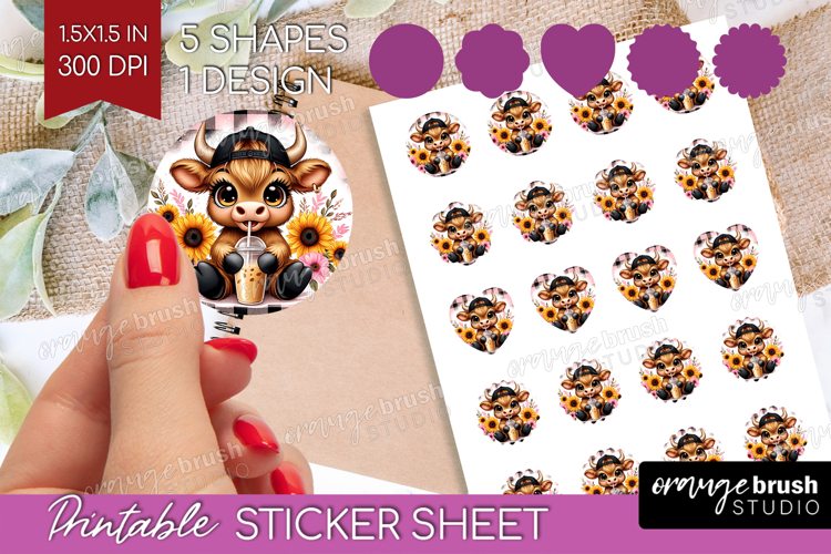 Cow Print Clipart Image 2