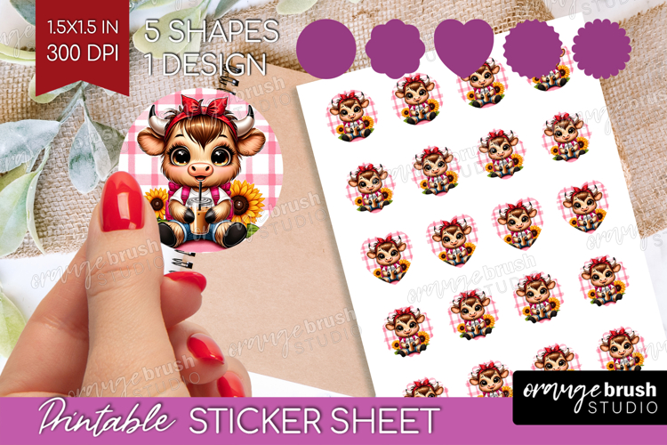 Cow Print Clipart
