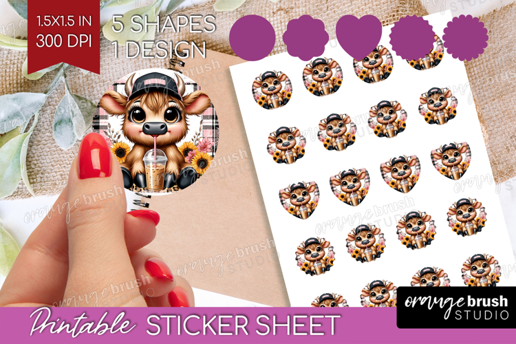 Cow Print Clipart Image 23