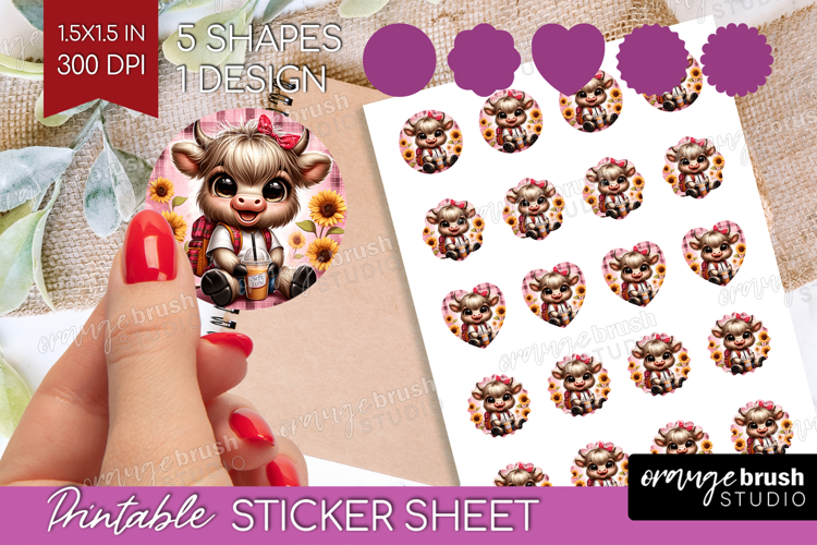 Cow Print Clipart Image 22