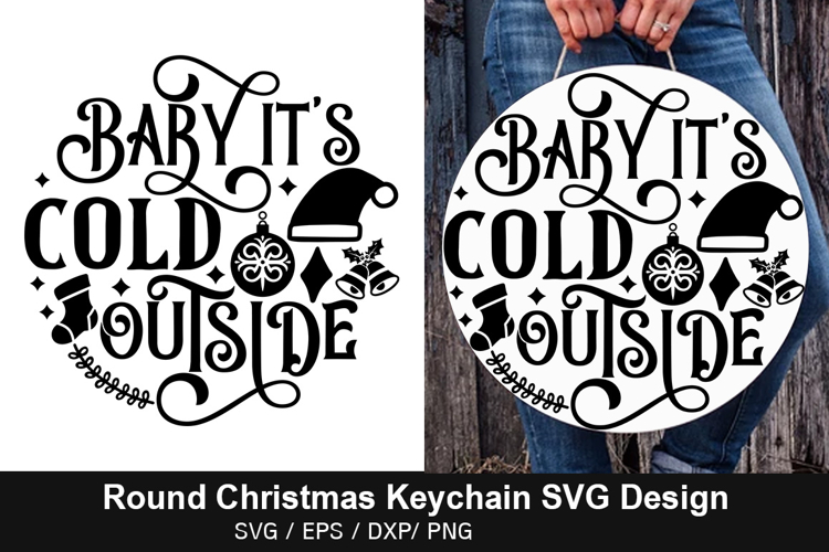 Round Keychain Svg Image 4