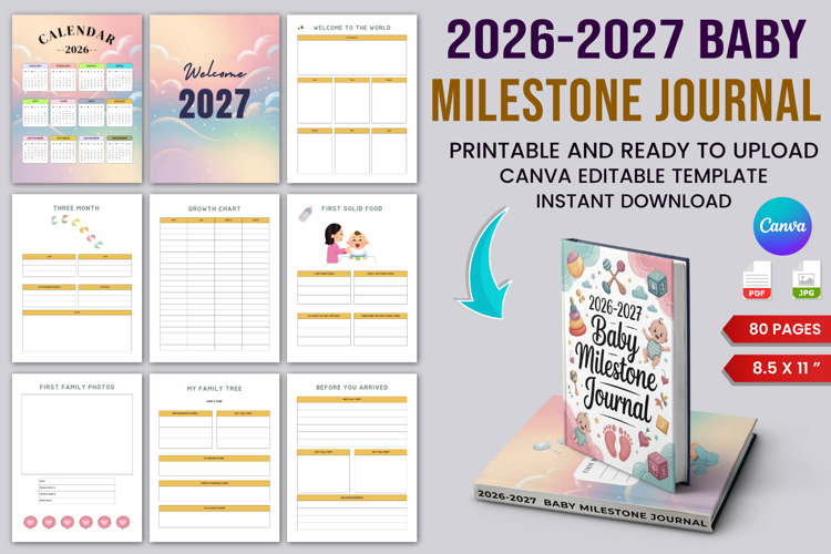 20262027 Baby Milestone Journal