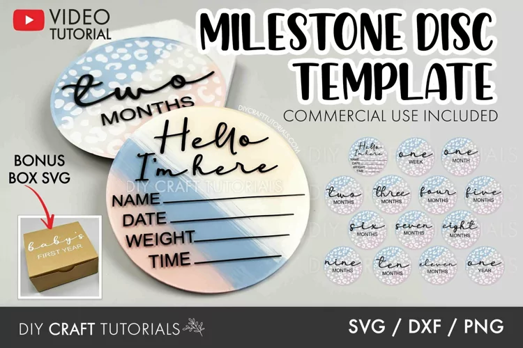 Baby Milestone SVG