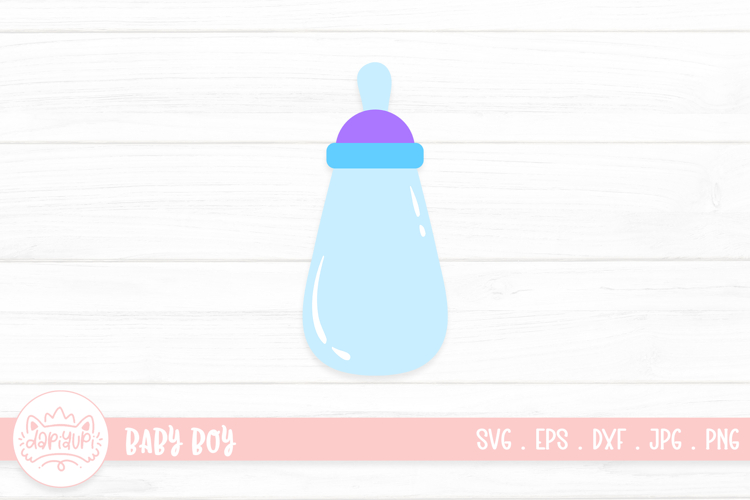 Baby Milk Bottle Illustration