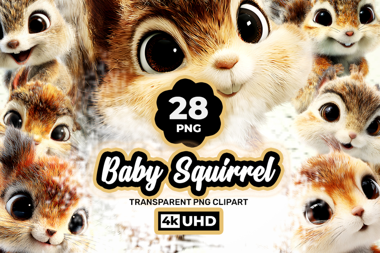 Cute Mouse PNG Clipart Bundle