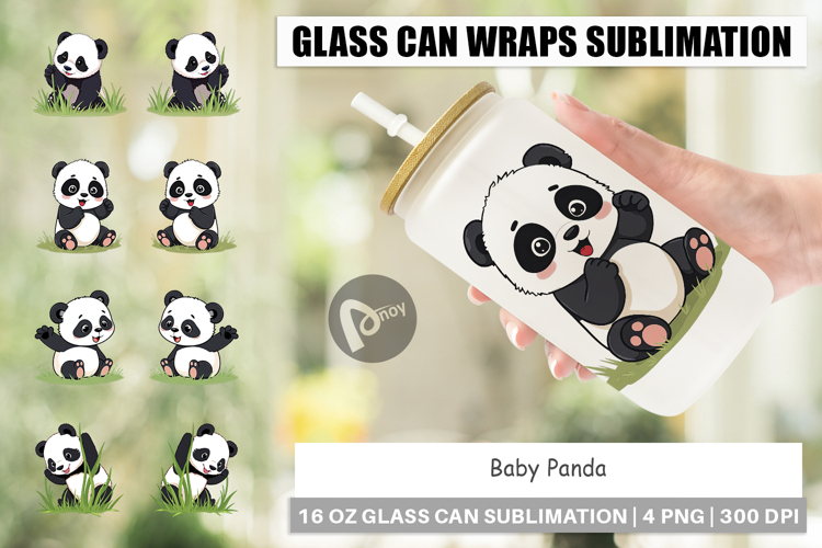 Cute Panda Clipart Image 7