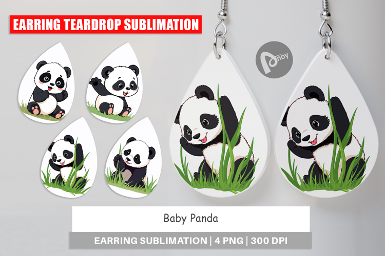 Cute Panda Clipart Image 9