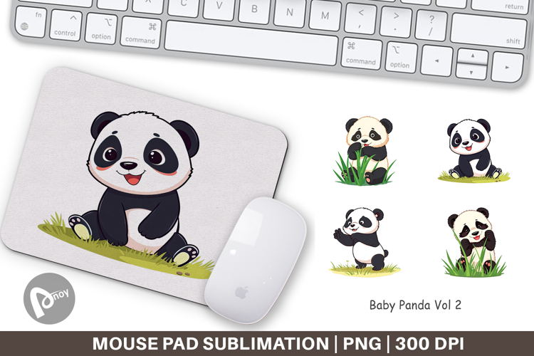 Cute Panda Clipart Image 2