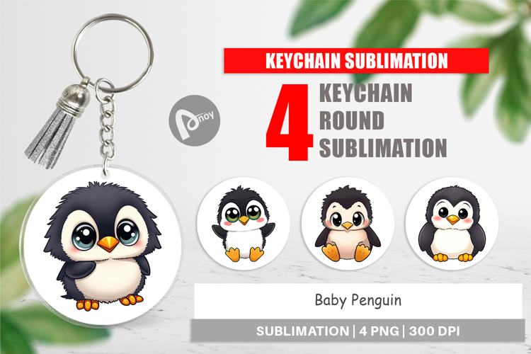 Keychain Baby Penguin
