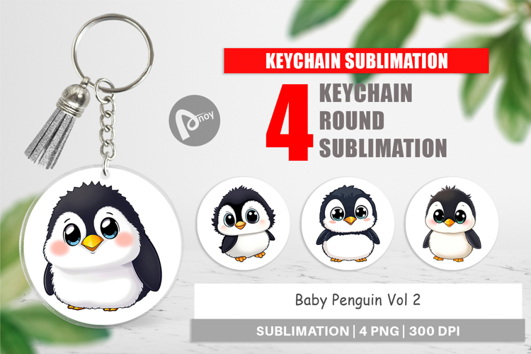 Keychain Baby Penguin